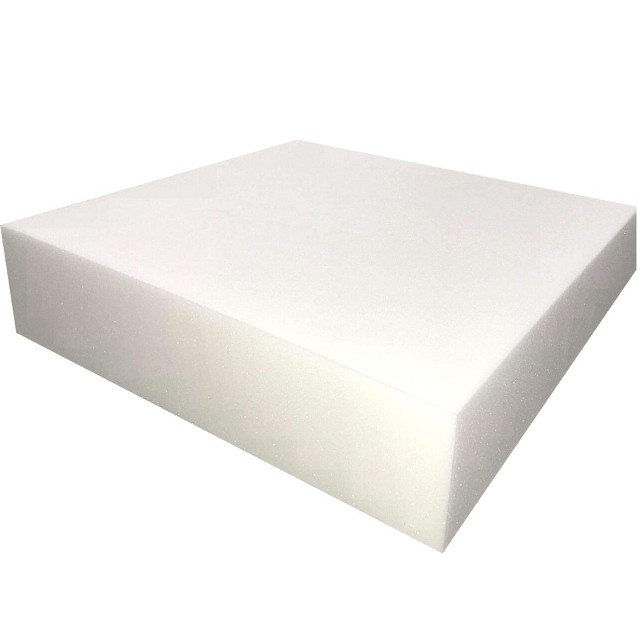 Upholstery Foam Cushion High Density, 5" H X 24" W X 24" L, White